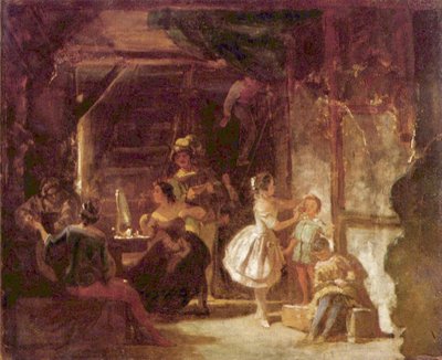 Hinter den Kulissen von Carl Spitzweg