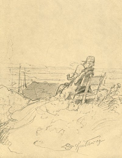 Nach der Arbeit ist gut ruhn, Mitte-spätes 19. Jahrhundert, um 1924 von Carl Spitzweg