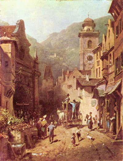 Der Besuch des örtlichen Prinzen von Carl Spitzweg