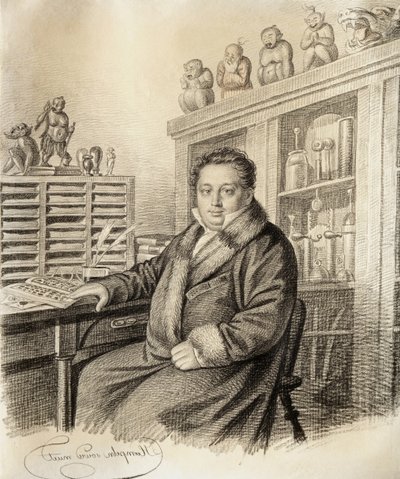 Porträt von Baron Paul Ludwig Schilling von Cannstatt 1786-1837, vor 1822 von Carl von Hampeln