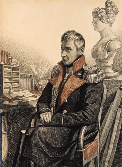Porträt von Graf Mikhail Vorontsov 1782-1856, 1820er Jahre von Carl von Hampeln