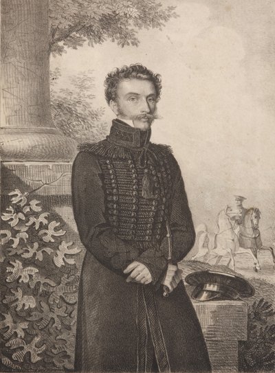 Porträt von Graf Paul Khristoforovich Grabbe 1789-1875, 1820er Jahre von Carl von Hampeln