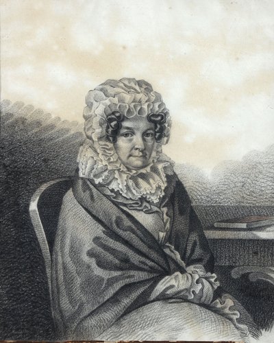Porträt von Kleopatra Petrovna Nashchokina, geborene Nelidova, 1820er Jahre von Carl von Hampeln