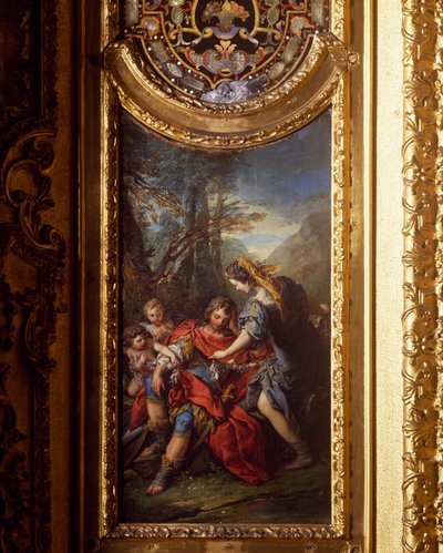 Armida fesselt Rinaldo, von Carle Van Loo, Königspalast, Turin, Italien von Carle van Loo