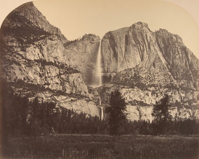 2637 Ft. Yosemite Fall, Vorderansicht von Carleton Emmons Watkins