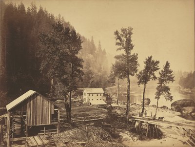 [Eagle Creek, Columbia River] von Carleton Watkins