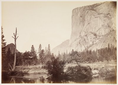 El Capitan, 3600 ft., Yosemite von Carleton Watkins