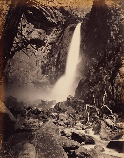 Unterer Yosemite-Fall, 418 ft. von Carleton Watkins