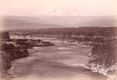 [Mt. Hood von den Dalles, Oregon] von Carleton Watkins