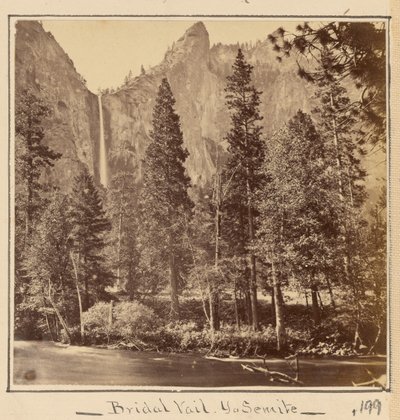 Pohono, oder der Brautschleier, 900 Fuß von Carleton Watkins