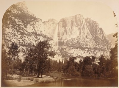 Flussansicht, Yo Semite Wasserfälle. 2477 ft. von Carleton Watkins