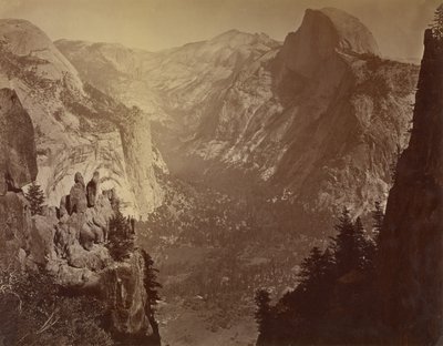 [Die Kuppeln vom Gletscherfelsen] von Carleton Watkins