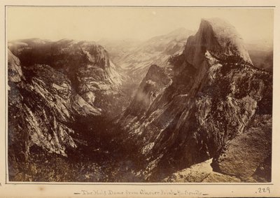 Der Half Dome vom Glacier Point, Yosemite von Carleton Watkins