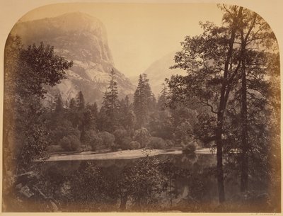 Der See - Yosemite / Lake Ah-Wi-Yah, Yosemite / Mirror Lake und Mt. Watkins, Yosemite von Carleton Watkins