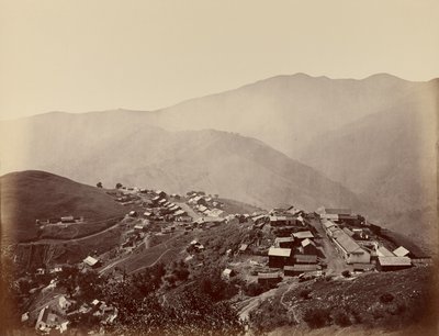 Die Stadt auf dem Hügel, New Almaden von Carleton Watkins