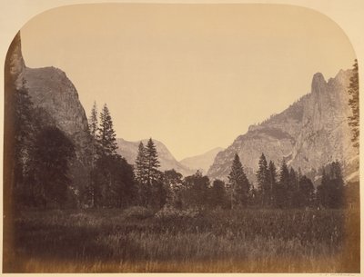 Das Tal hinauf - Yosemite von Carleton Watkins