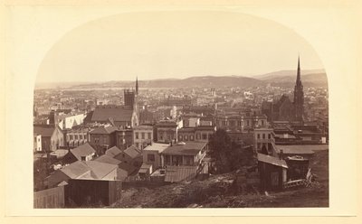 Blick von der Residenz von Chas. Crocker, Blick nach Süden, S.F. von Carleton Watkins