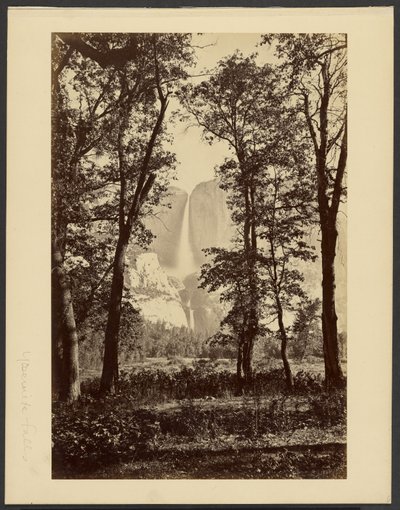 [Yosemite Falls, von unten] von Carleton Watkins