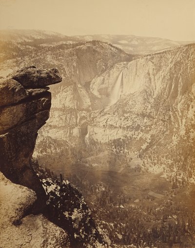 [Yosemite Falls vom Glacier Point] von Carleton Watkins