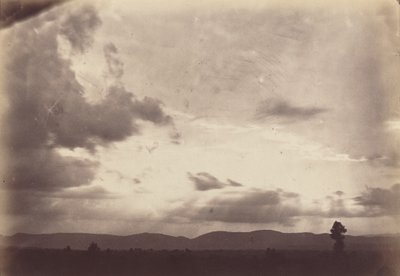 Wolkenstudie, Römische Campagna, um 1860 von Carlo Baldassare Simelli