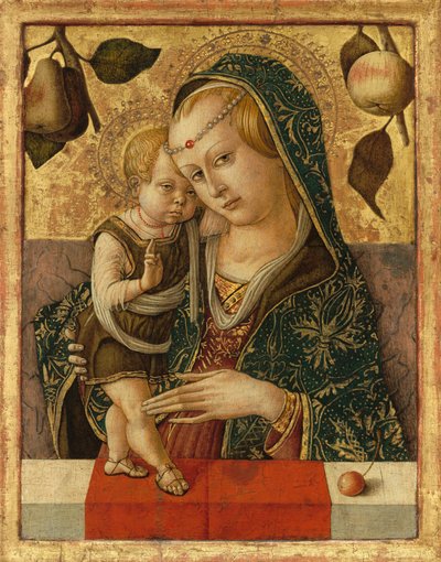 Madonna mit Kind, um 1490 von Carlo Crivelli