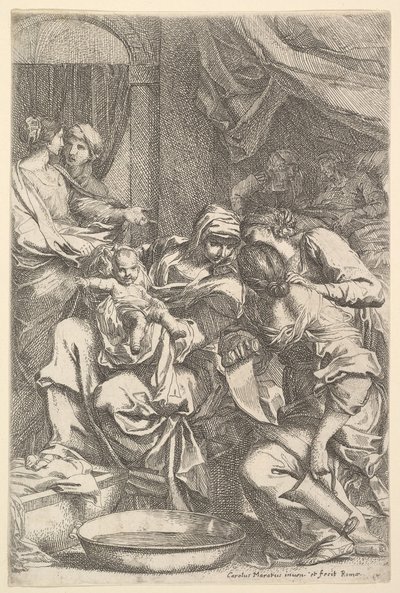 Die Geburt der Jungfrau von Carlo Maratta or Maratti