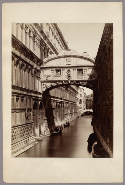 Venedig: Die Seufzerbrücke von Carlo Naya