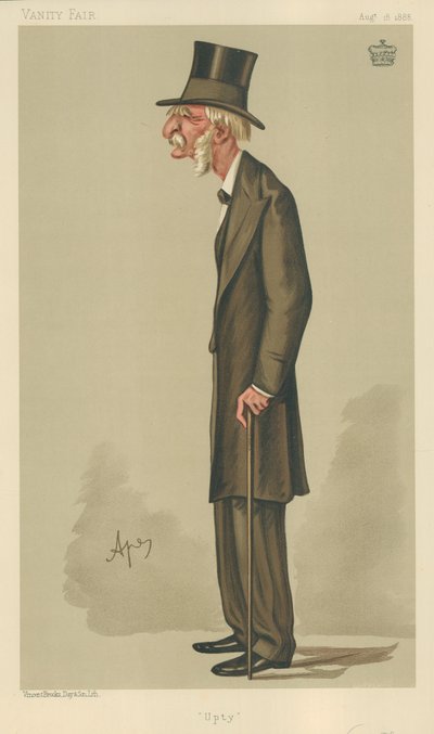 General Viscount Templetown, Upty, 18. August 1888, Vanity Fair Karikatur von Carlo Pellegrini