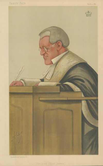 Lord Coleridge von Carlo Pellegrini