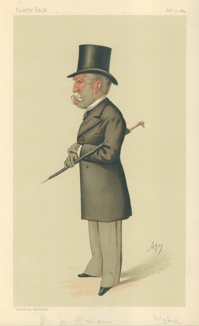 Sir Charles Lennox Wyke, Der Baron, 9. Februar 1884, Vanity Fair Karikatur von Carlo Pellegrini