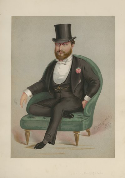 Der Prinz von Wales von Carlo Pellegrini