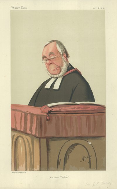Der Reverend James Augustus Hessey von Carlo Pellegrini