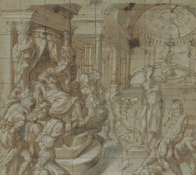 Das Martyrium der heiligen Katharina von Alexandria, 1560-70 von Carlo Portelli