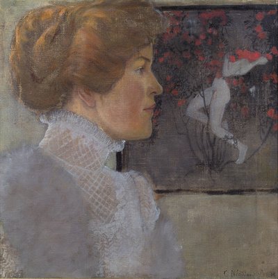 Damenbildnis von Carola Nahowska