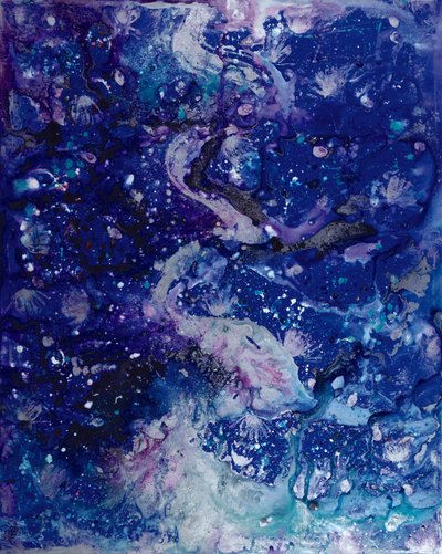 Himmelblaue Küstenlinien von Carolyn Mary Kleefeld