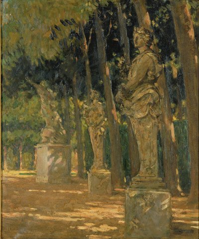 Kreuzung am Ende des Tapis Vert, Versailles von Carroll Beckwith