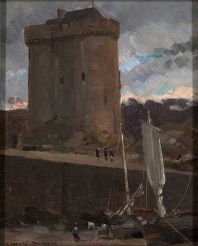 Der Turm von Solidor in St. Severin, Normandie von Carroll Beckwith