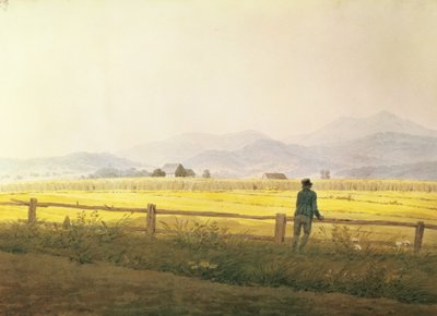 Ansicht des Schmiedebergerkamms, ca. 1837 von Caspar David Friedrich