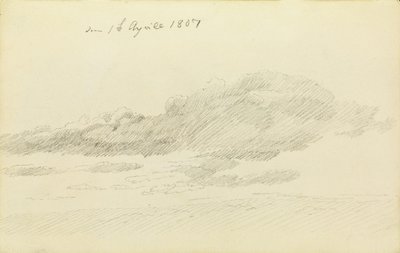 Wolkenstudie von Caspar David Friedrich