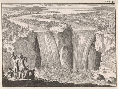 Niagarafälle von Caspar Luyken