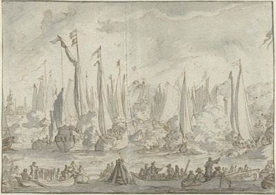 Spiegelgefecht zu Ehren des Besuchs der Großen Moskauer Gesandtschaft von Caspar Luyken