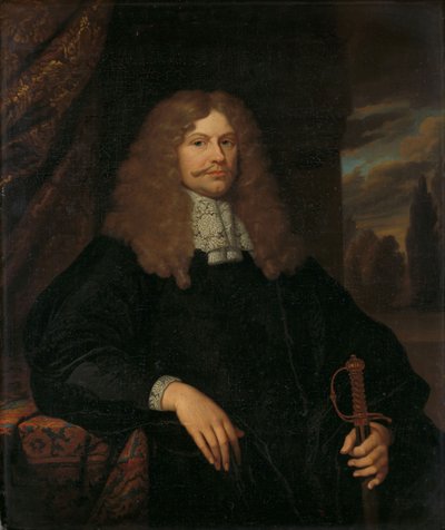 Porträt von Cornelis Backer von Caspar Netscher