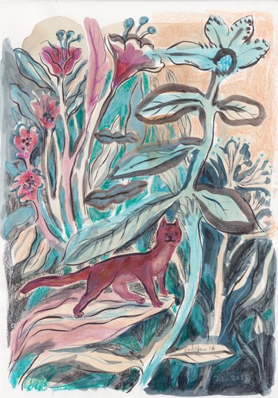 Verspielte Dschungelkatze von Catalina Somolinos