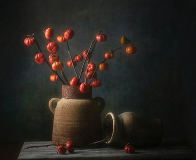 Herbstkürbisse Stillleben von Catherine Wang