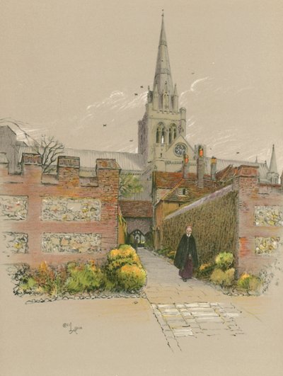 Kathedrale von Chichester von Cecil Charles Windsor Aldin