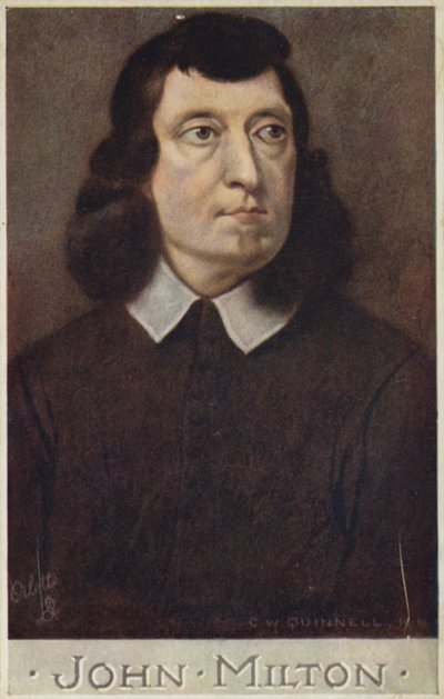 John Milton (1608-1674), englischer Dichter von Cecil Watson Quinnell
