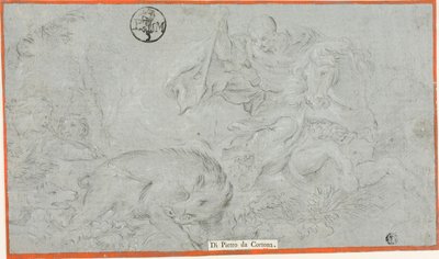 Kopie einer Szene aus dem Leben von Sulla Fresko, in der Halle des Saturn, Pitti-Palast von Cesare Dandini