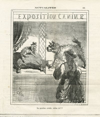 Illustration von Cham (1819-1879) in Le Charivari von Amédée de Noé