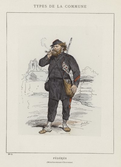 Federes, Menilmontant-Charonne von Charles Albert d Arnoux Bertall