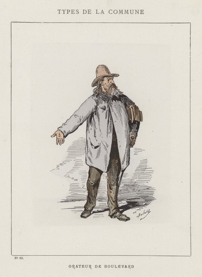 Boulevardredner von Charles Albert d Arnoux Bertall